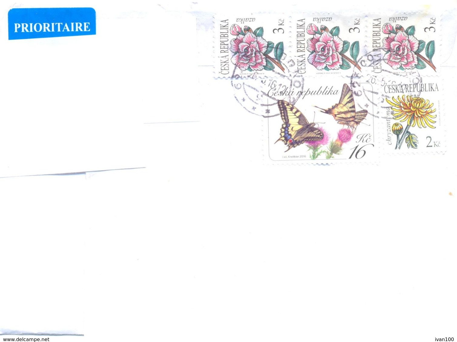 2006. Czech Republic,  The Letter Sent By Air-mail Post To Moldova - Briefe U. Dokumente
