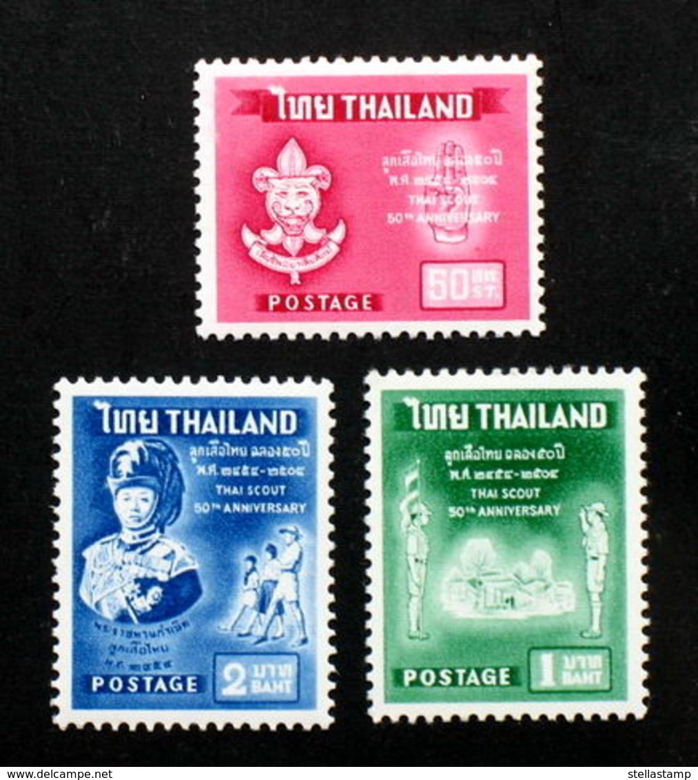 Thailand Stamp 1961 50th Ann Of Thai Boy Scouts - Thailand