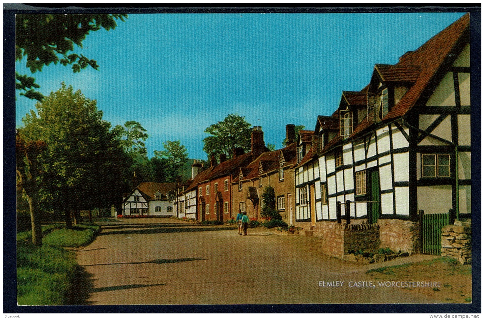 RB 1186 -  J. Salmon Postcard - Houses At Elmley Castle Worcestershire - Other & Unclassified