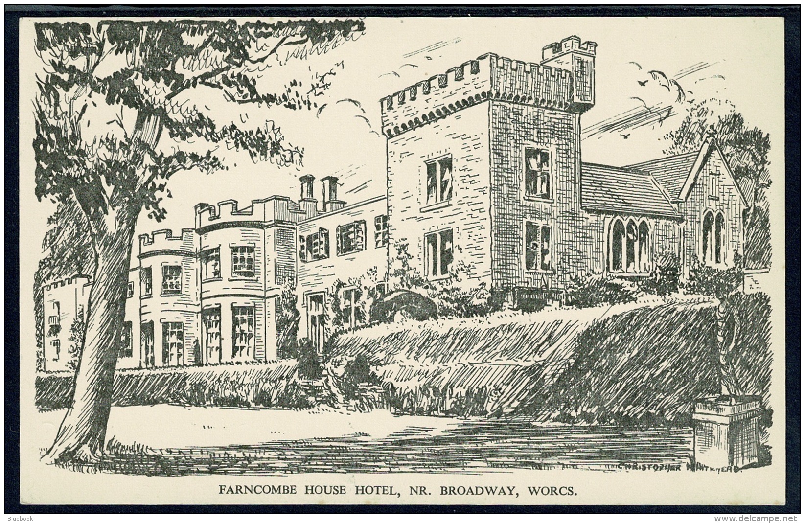 RB 1186 -  Postcard - Farncombe House Hotel Near Broadway Worcestershire - Other & Unclassified