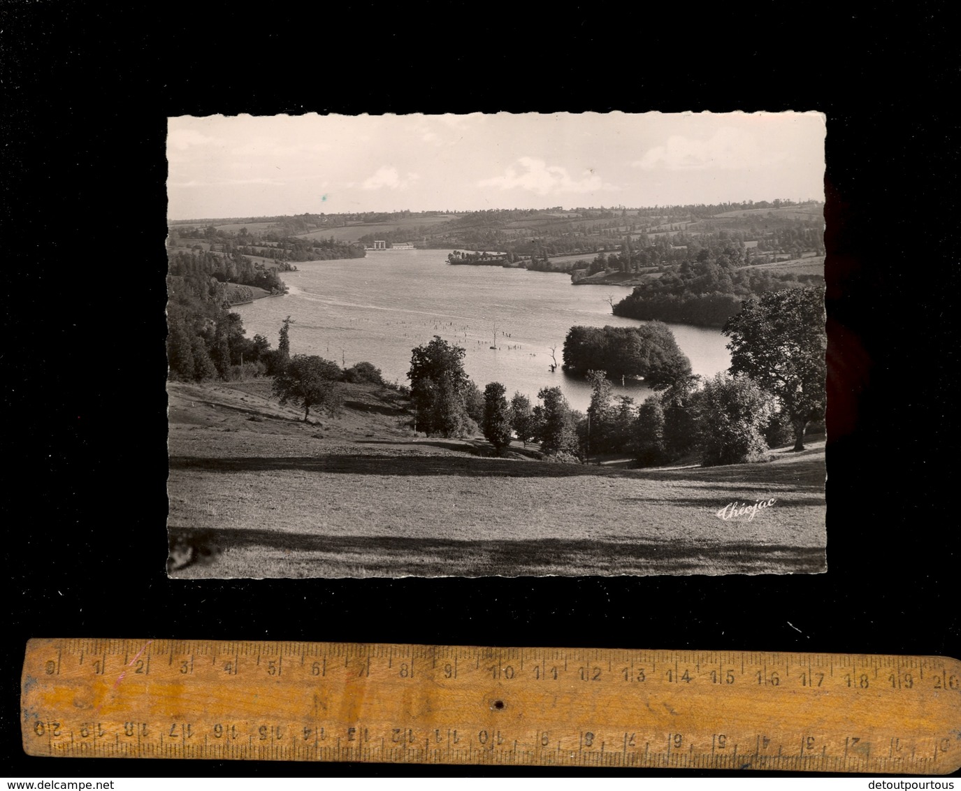 AVAILLES LIMOUZINE Vienne 86 : Vue Sur La Vallée De La Vienne L'Isle Archambaud Et Au Loin Le Barrage De Jousseau - Availles Limouzine