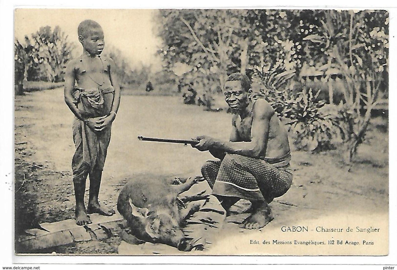 GABON - Chasseur De Sanglier - Gabon