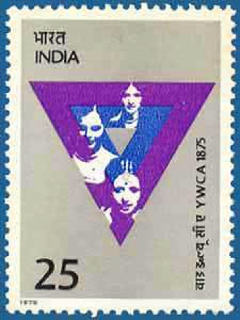 INDIA STAMPS, 20 JUN 1975, YWCA, MNH - Unused Stamps