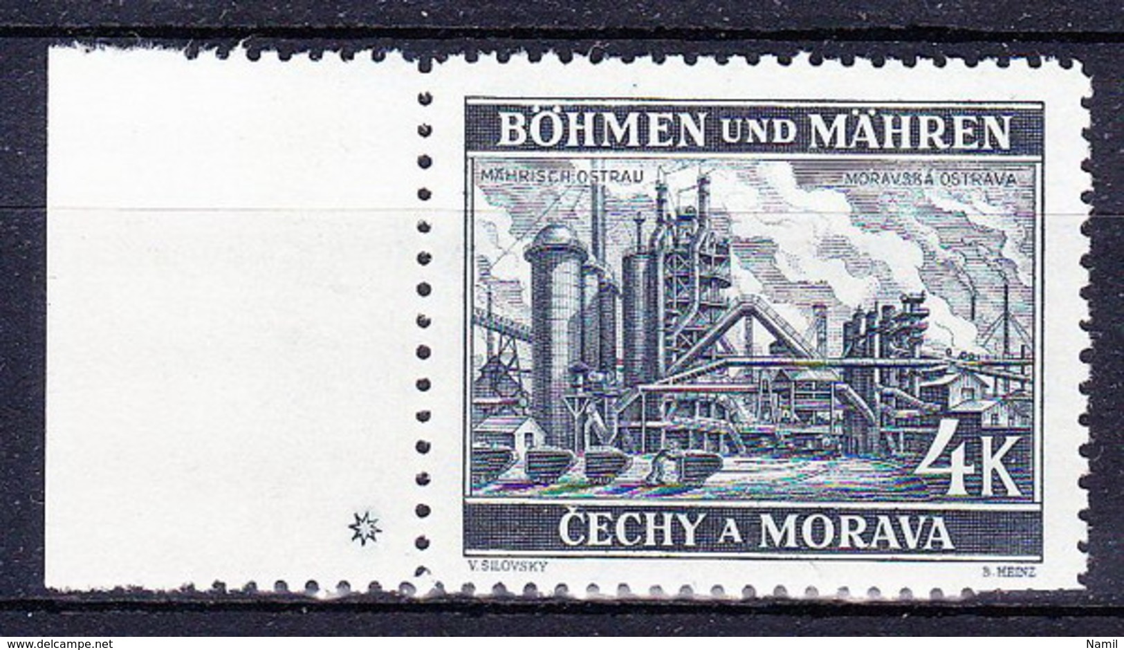 Boheme Et Moravie 1939 Mi 34 (Yv 34 Avec Bdf), (MNH) ** - Ungebraucht