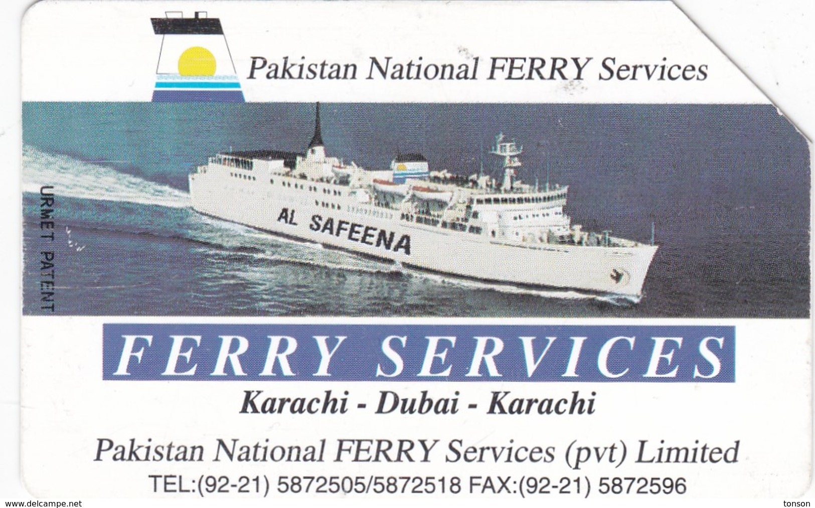 Pakistan, PAK-M-18, Ferry Services, 2 Scans - Pakistán