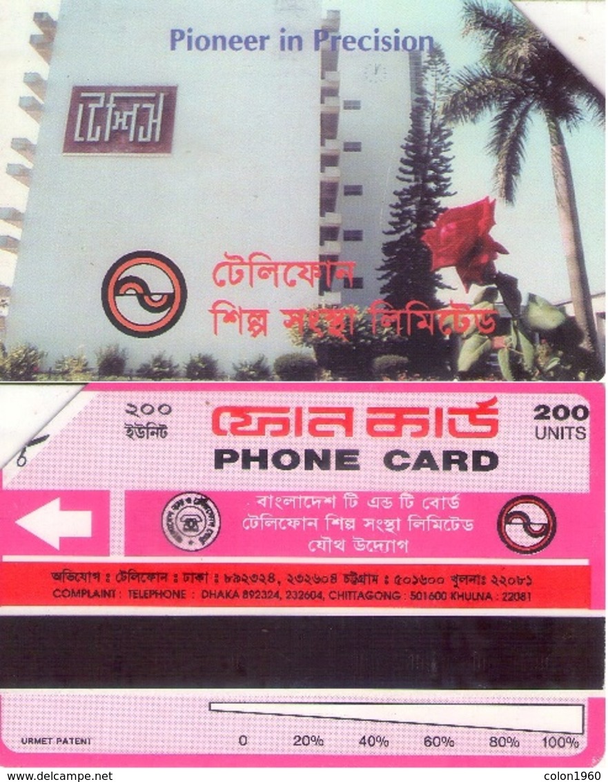 TARJETA TELEFONICA DE BANGLADESH. URMET (002) - Bangladesch