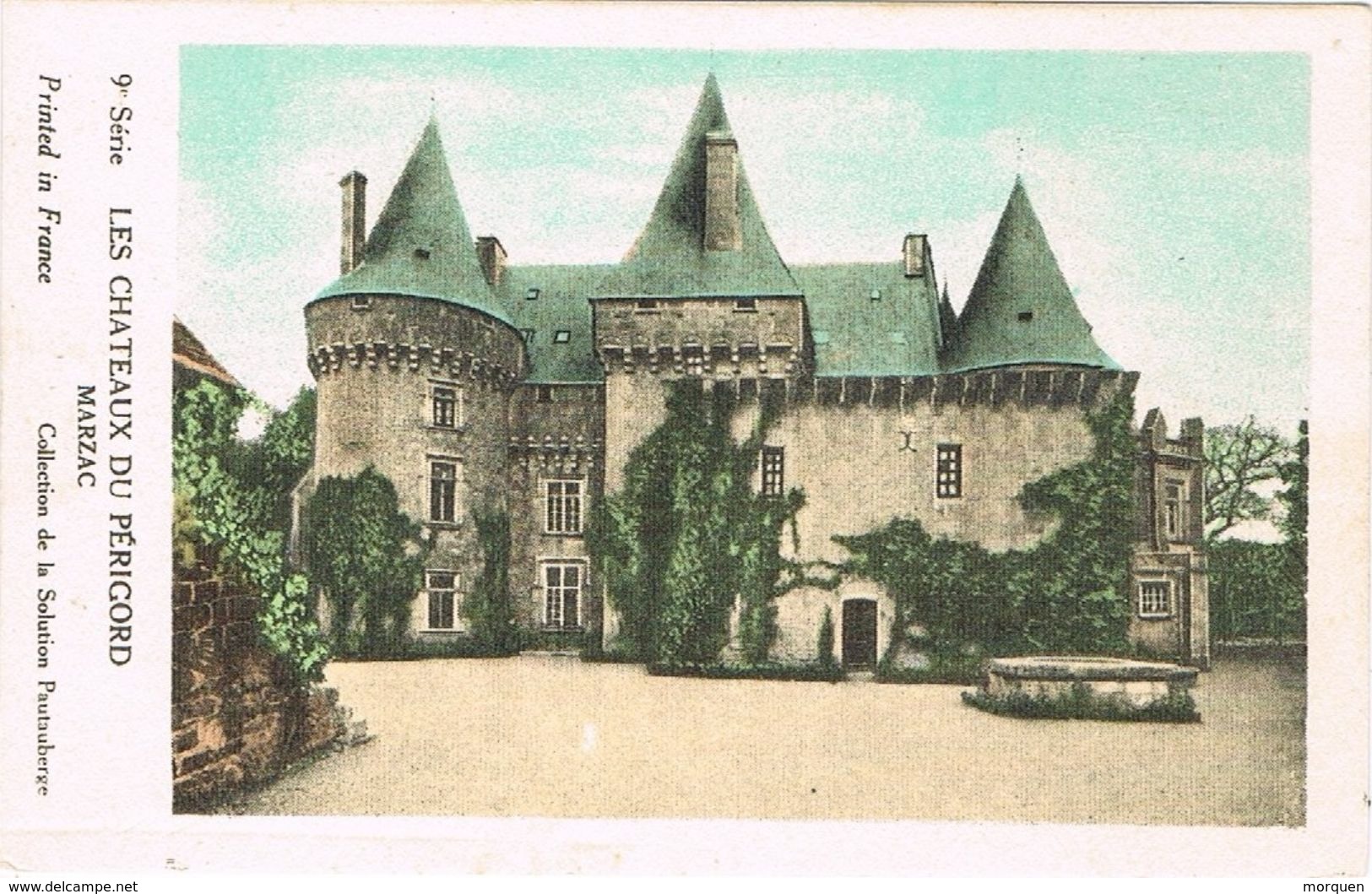 27195. Postal  TURSAC (Dordogne). Vista Castillo  De MARZAC, Chateau Du Perigord - Périgueux