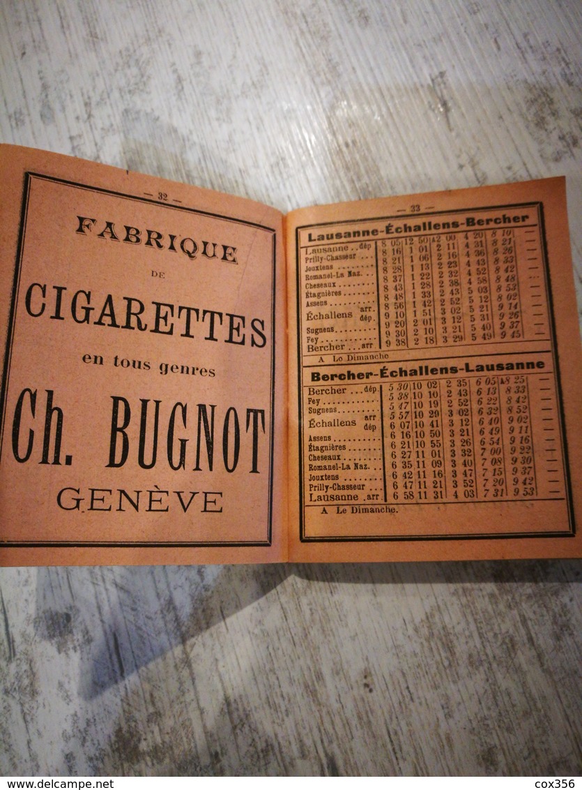 Petit Livret Publicitaire été 1896 Genève Bijoux - Tamaño Pequeño : ...-1900