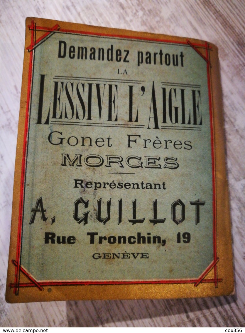 Petit livret publicitaire été 1896 Genève bijoux