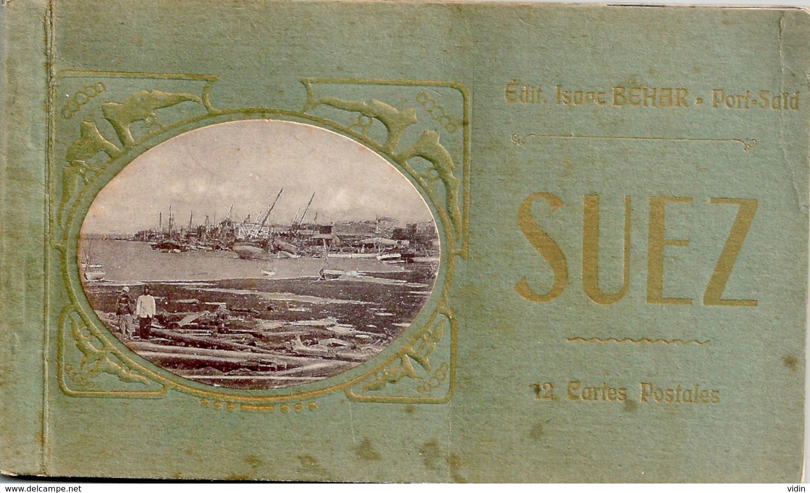 SUEZ 11 Cartes Dans Un Carnet - Suez