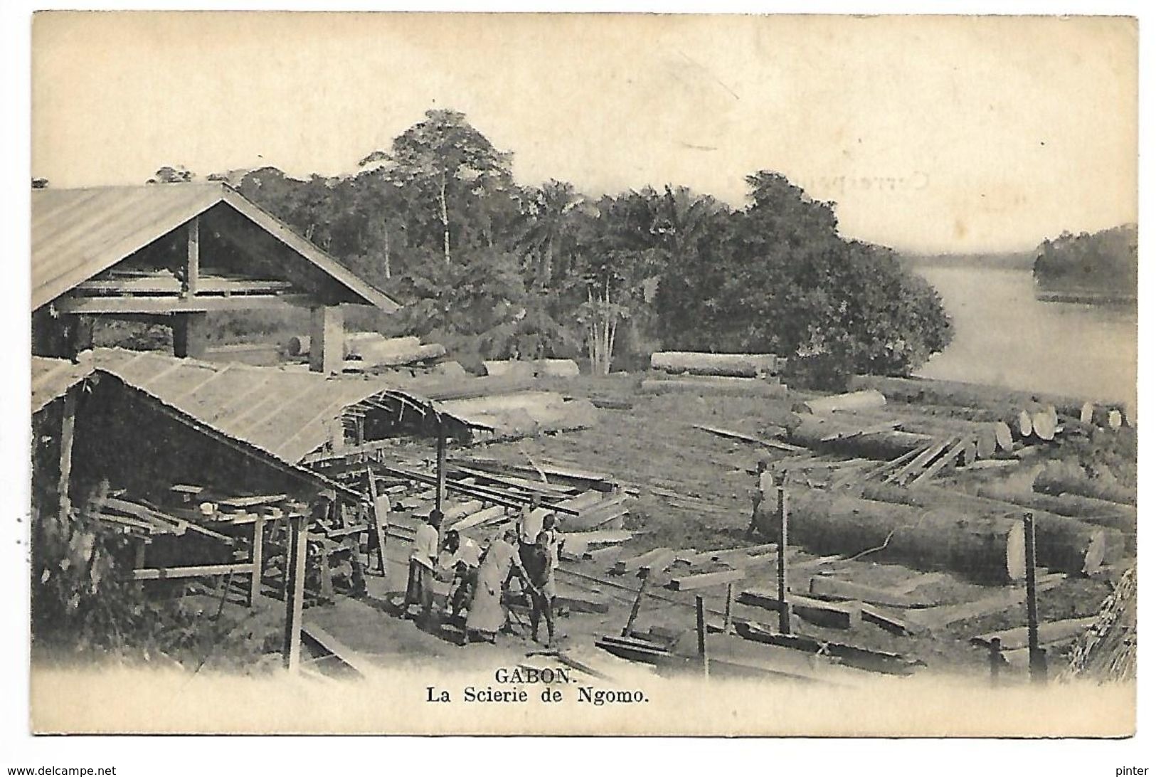 GABON - La Scierie à NGOMO - Gabon