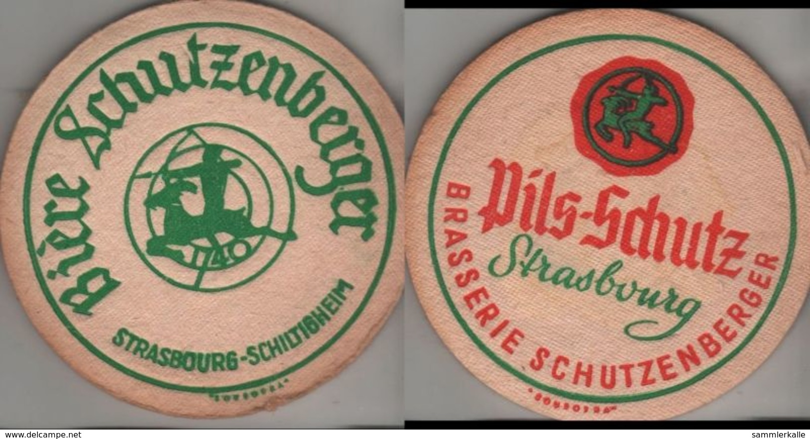 Bierdeckel Rund - Schutzenberger - Sous-bocks