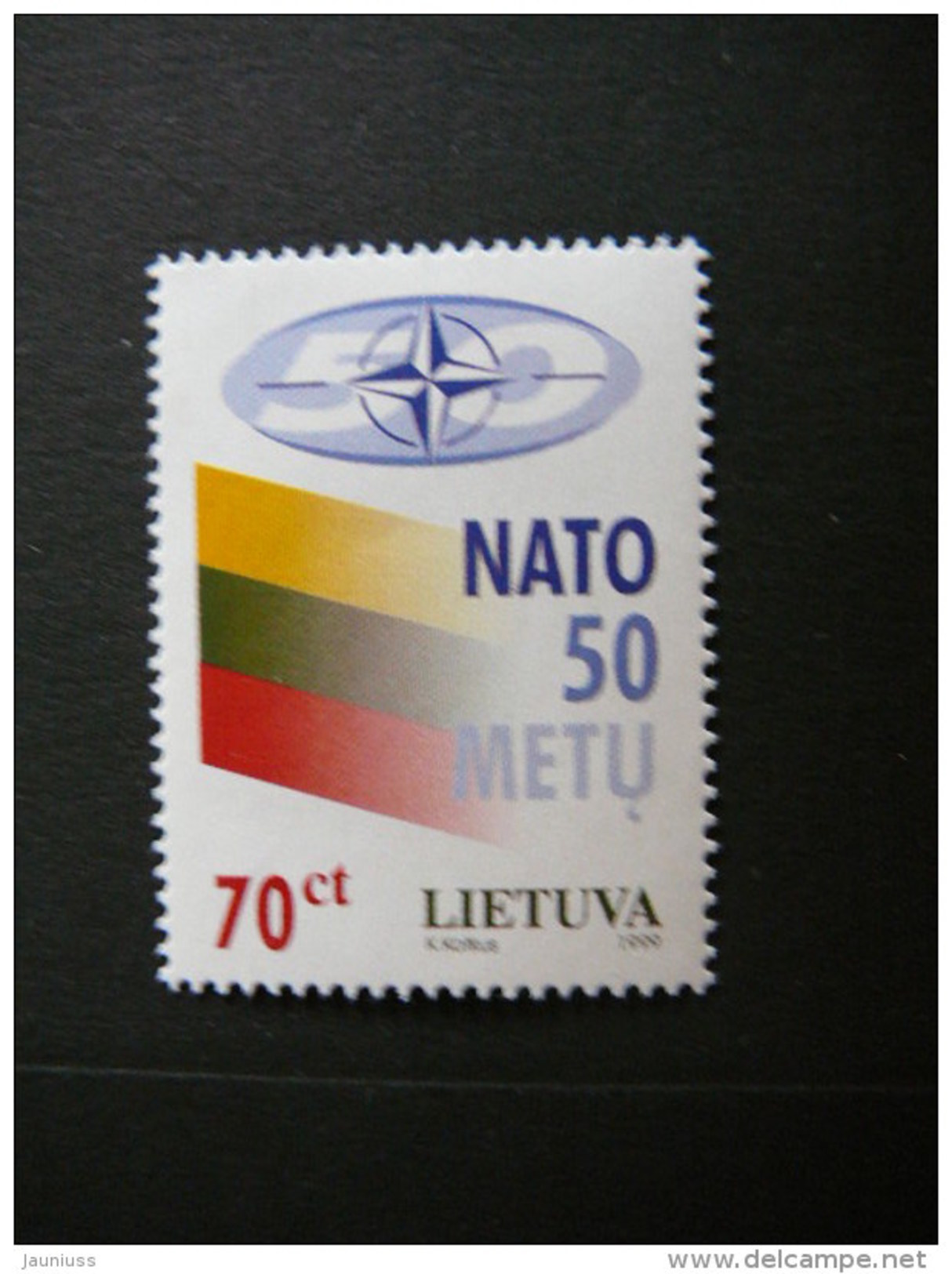 50th Anniversary Of NATO # Lietuva Litauen Lituanie Litouwen Lithuania 1999 MNH # Mi. 692 - Lithuania