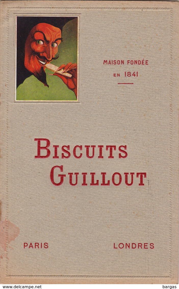 Catalogue Biscuit Guillout Issy Les Moulineaux Seine Biscuiterie Boite Pain D'épice - Alimentaire