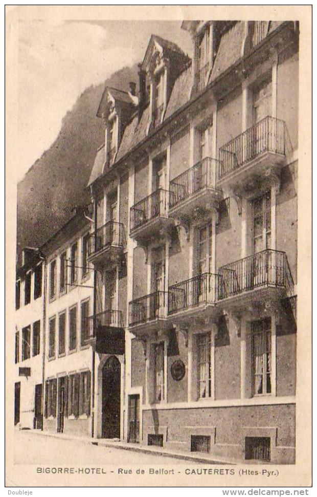 D65  CAUTERETS  Bigorre- Hotel- Rue De Belfort  ..... - Cauterets