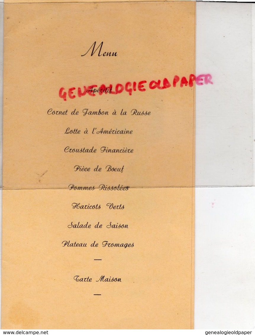 87- LES CARS- RARE MENU HOTEL MODERNE-MAISON BAYRAND-FETE ANNUELLE 6 MAI 1979- 45 E SECTION MEDAILLES MILITAIRES LIMOGES - Menükarten