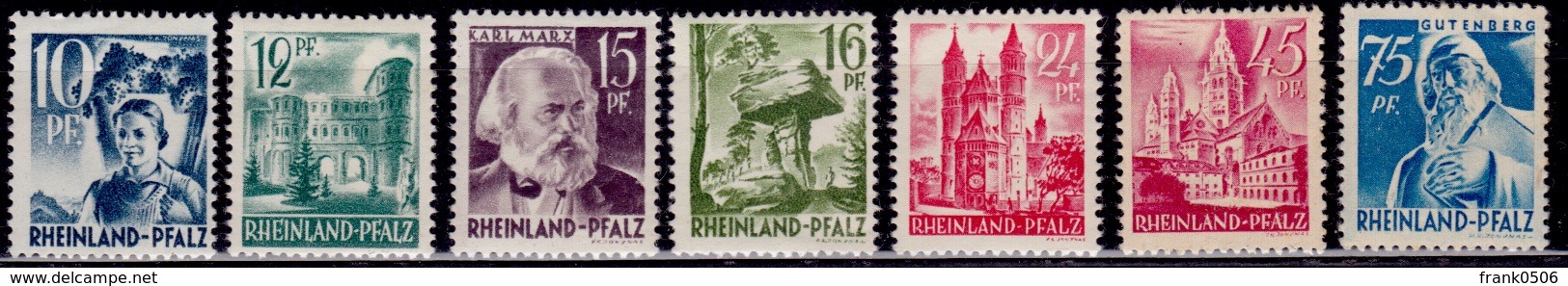 Germany, 1947-48, Rheinland-Phalz,  MLH - Other & Unclassified