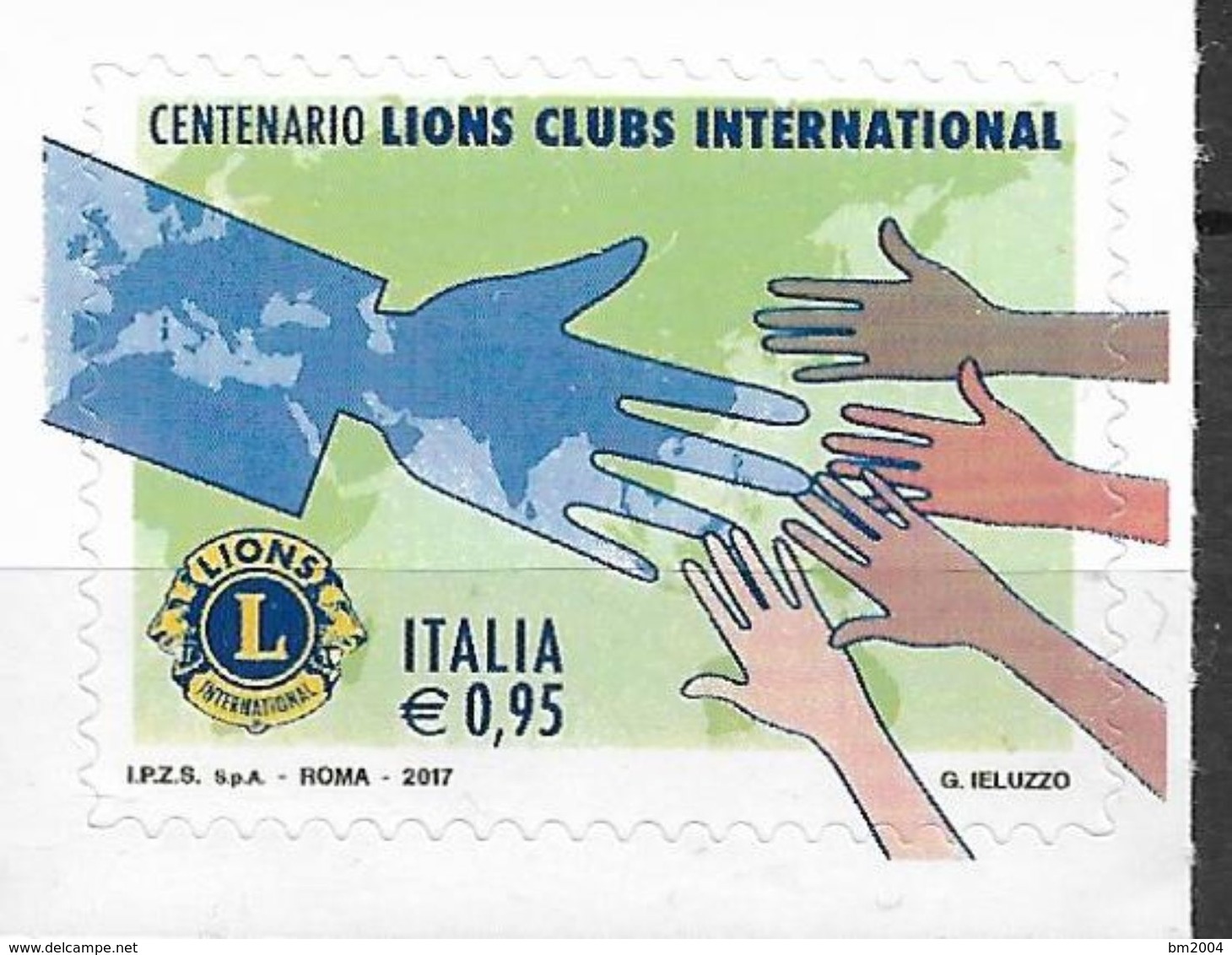 2017 Italien Mi.4006 **MNH  Lions Club - 2011-20: Mint/hinged