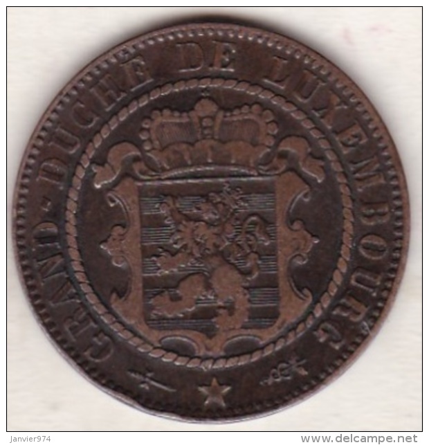 Luxembourg . 10 Centimes 1870 UTRECHT , William III - Luxembourg