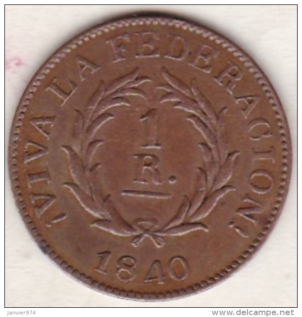 ARGENTINE /  BUENOS AIRES. 1 REAL 1840 - Argentinië