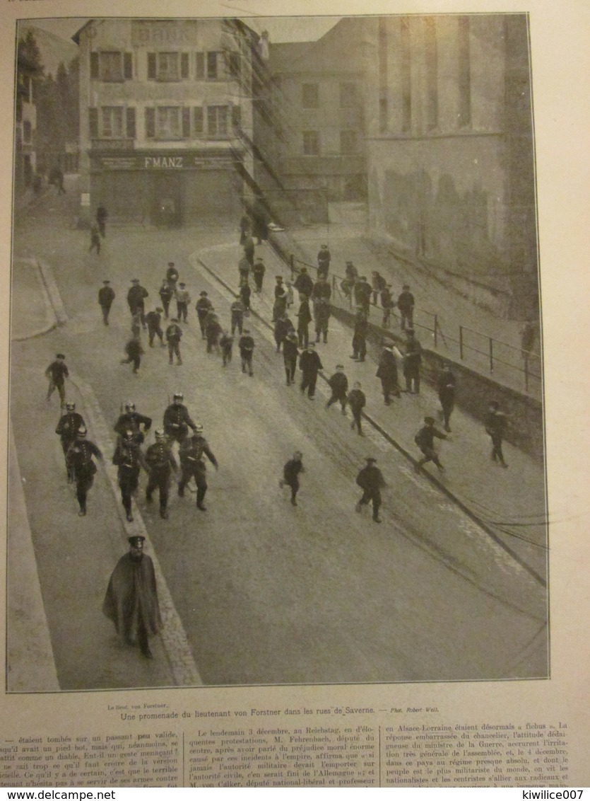 1913 Les Journées De SAVERNE   Manifestations   Rues De Saverne Suisse  F Manz - Saverne