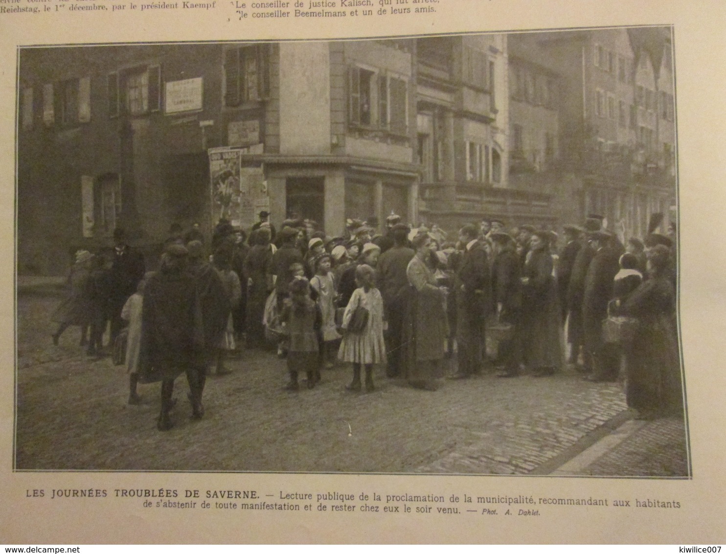 1913 Les Journées De SAVERNE   Manifestations   Rues De Saverne Suisse  F Manz - Saverne