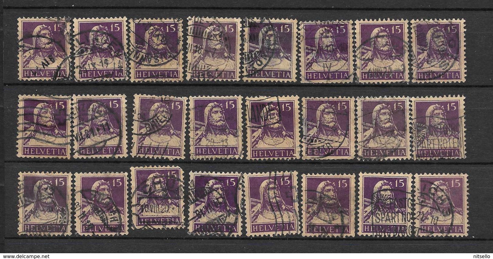 LOTE 1576  ///  SUIZA  1914     YVERT Nº: 141  ESTUDIO DE COLOR Y MATASELLOS     ¡¡¡¡¡ LIQUIDATION !!!!!!! - Nuevos