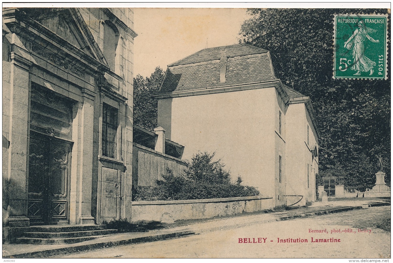 CPA 01 BELLEY Institution Lamartine - Belley