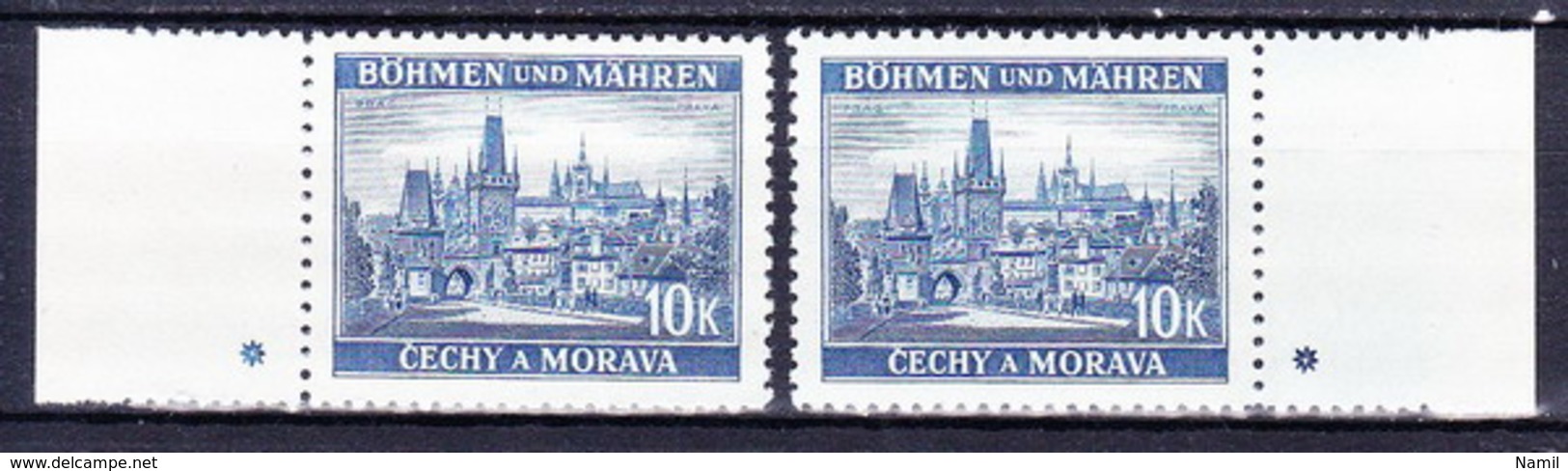 Boheme Et Moravie 1939 Mi 36 (Yv 36 Avec Bdf), (MNH) ** - Neufs