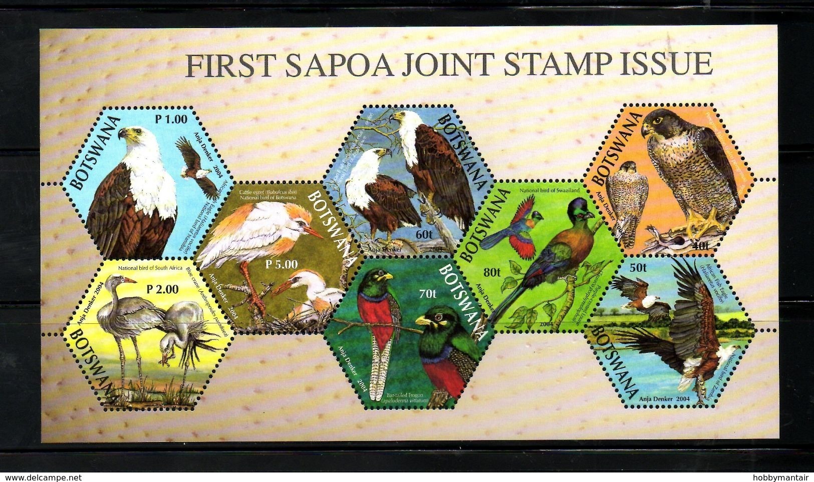 BOTSWANA, 2004,   BIRDS, S/S. MNH** - Autres & Non Classés