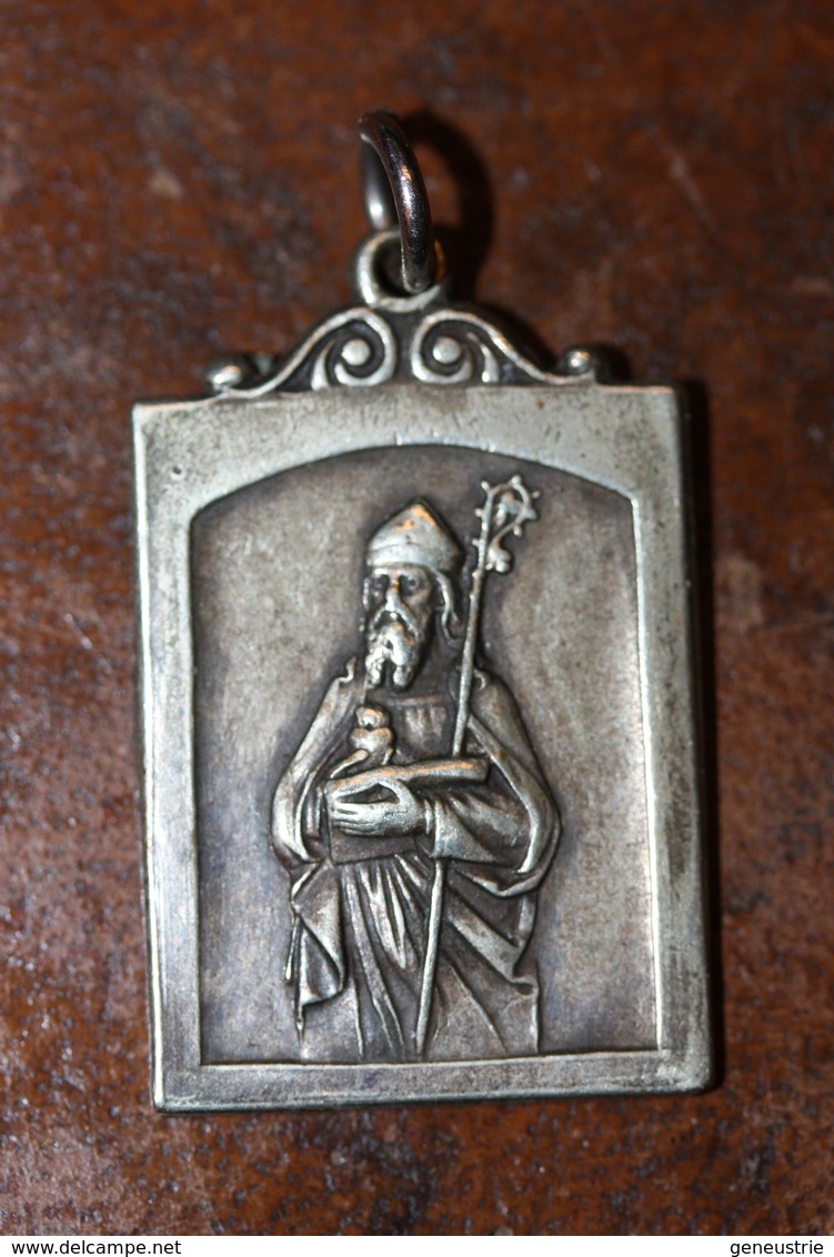 Rare Pendentif Médaille Religieuse Coloniale "Bras De Saint Augustin - Hippone" Bône Algérie Française - Religious Medal - Religion & Esotérisme