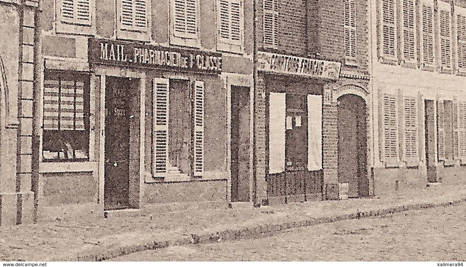 AISNE  /  CREPY-en-LAONNOIS  /  LA  MAIRIE  ET  GRANDE-RUE  ( Magasin COMPTOIRS FRANCAIS ) - Other & Unclassified