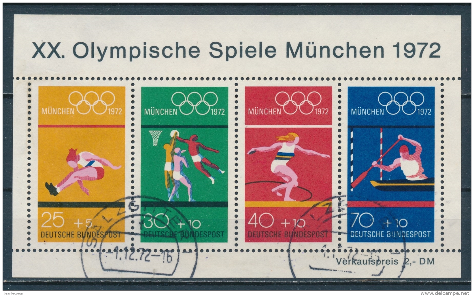 Duitsland/Germany/Allemagne/Deutschland 1972 Mi: Block 8 (Gebr/used/obl/o)(3165) - Andere & Zonder Classificatie