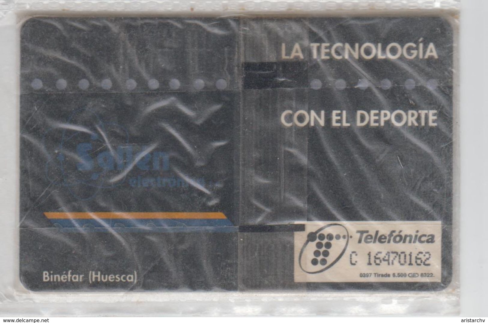 SPAIN 1997 FOOTBALL CLUB DEPORTIVO BINEFAR MINT SEALED PHONE CARD - Sport