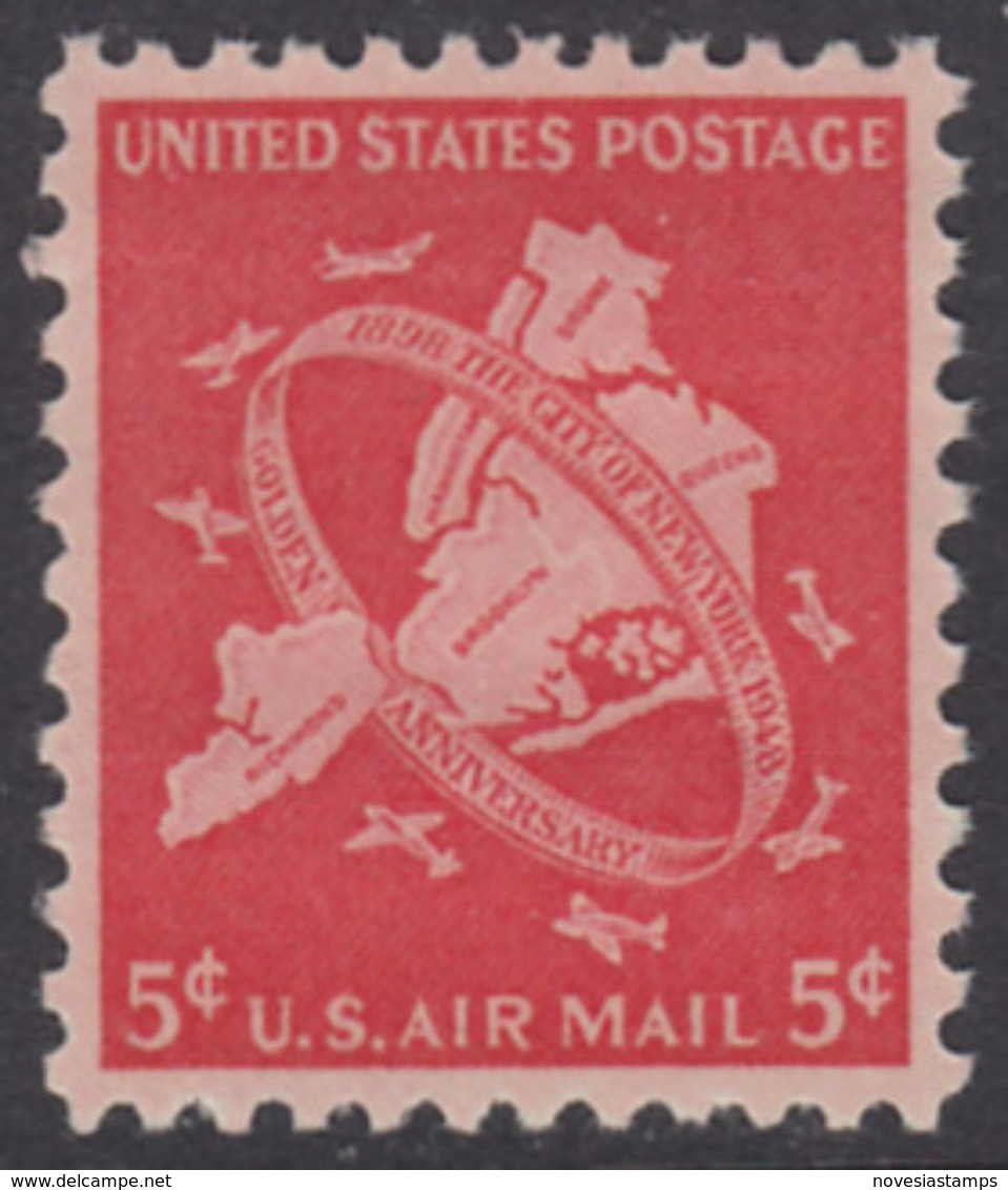 !a! USA Sc# C038 MNH SINGLE - New York City - 2b. 1941-1960 Neufs