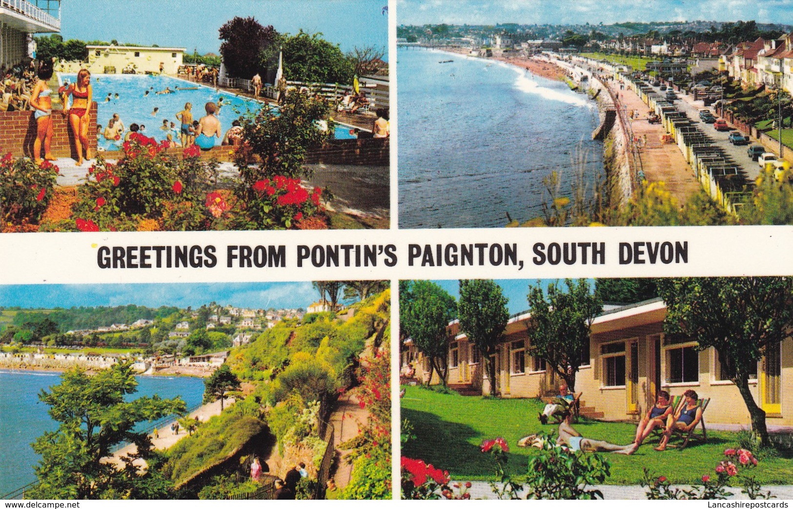 Postcard Greetings From Pontin's Paignton South Devon Holiday Camp Interest My Ref  B11795 - Paignton