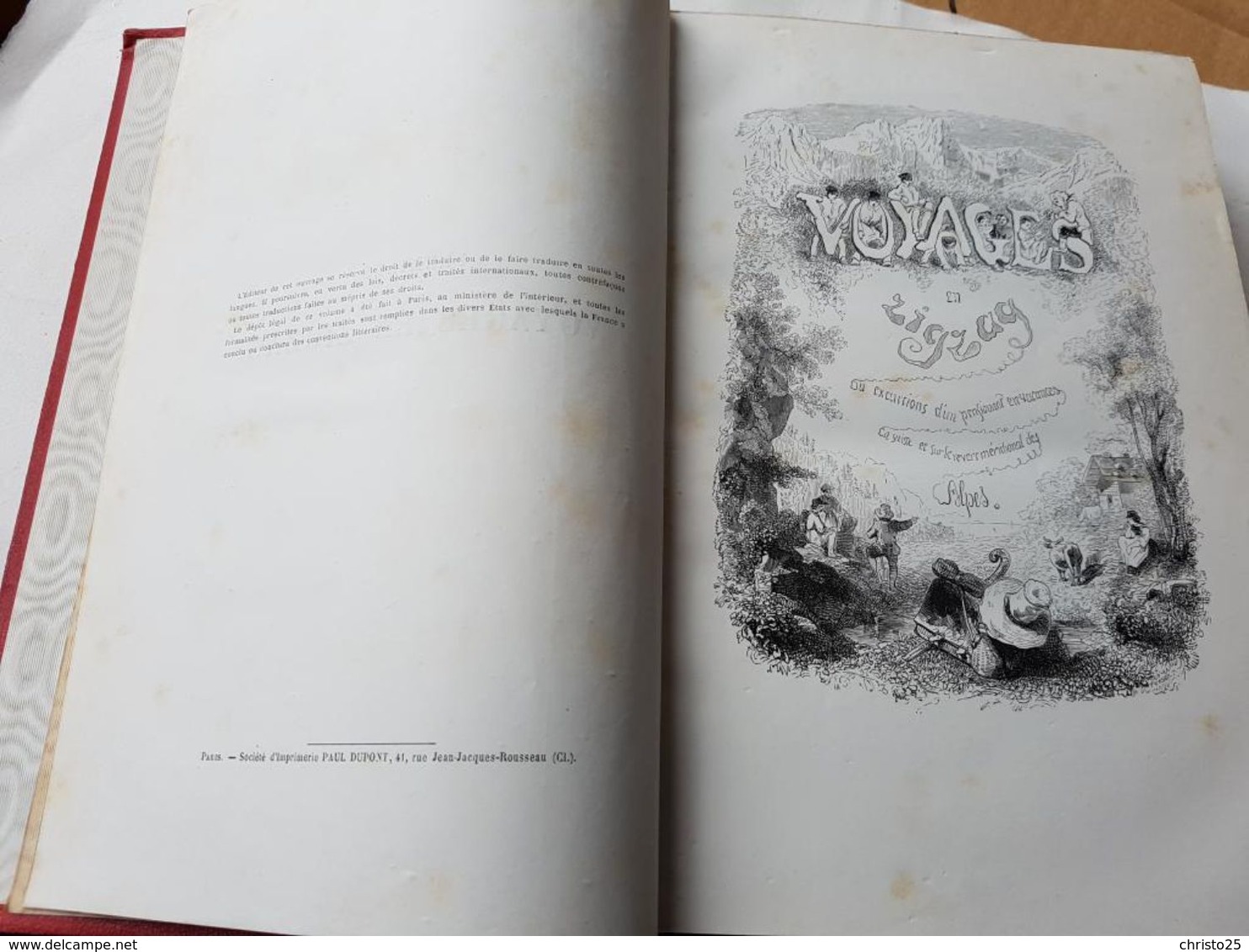 Premier Voyages En Zig-Zag 6eme édition 1885 - 1801-1900