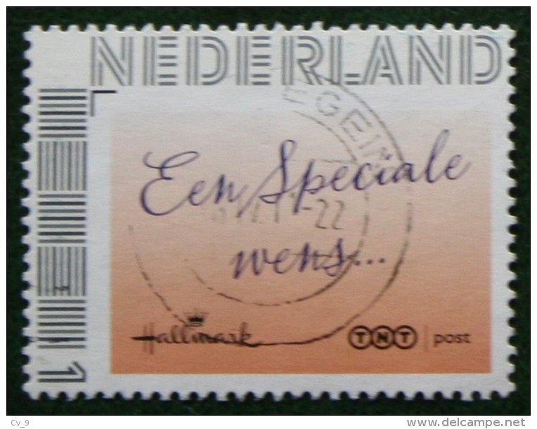 HALLMARK Een Speciale Wens Persoonlijke Zegel Gestempeld / USED / Oblitere NEDERLAND / NIEDERLANDE - Timbres Personnalisés