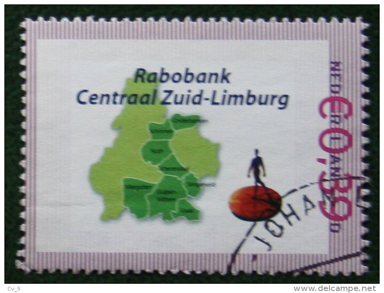 RABOBANK ZUID LIMBURG Persoonlijke Zegel NVPH 2420 2006 Gestempeld / USED / Oblitere NEDERLAND / NIEDERLANDE - Timbres Personnalisés