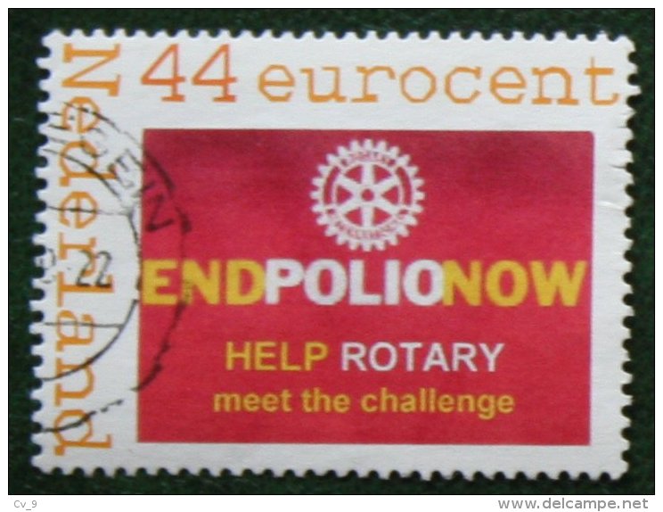 ROTARY ENDPOLIONOW END POLIO NOW Persoonlijke Zegel NVPH 2562 2008 Gestempeld / USED / Oblitere NEDERLAND / NIEDERLANDE - Timbres Personnalisés