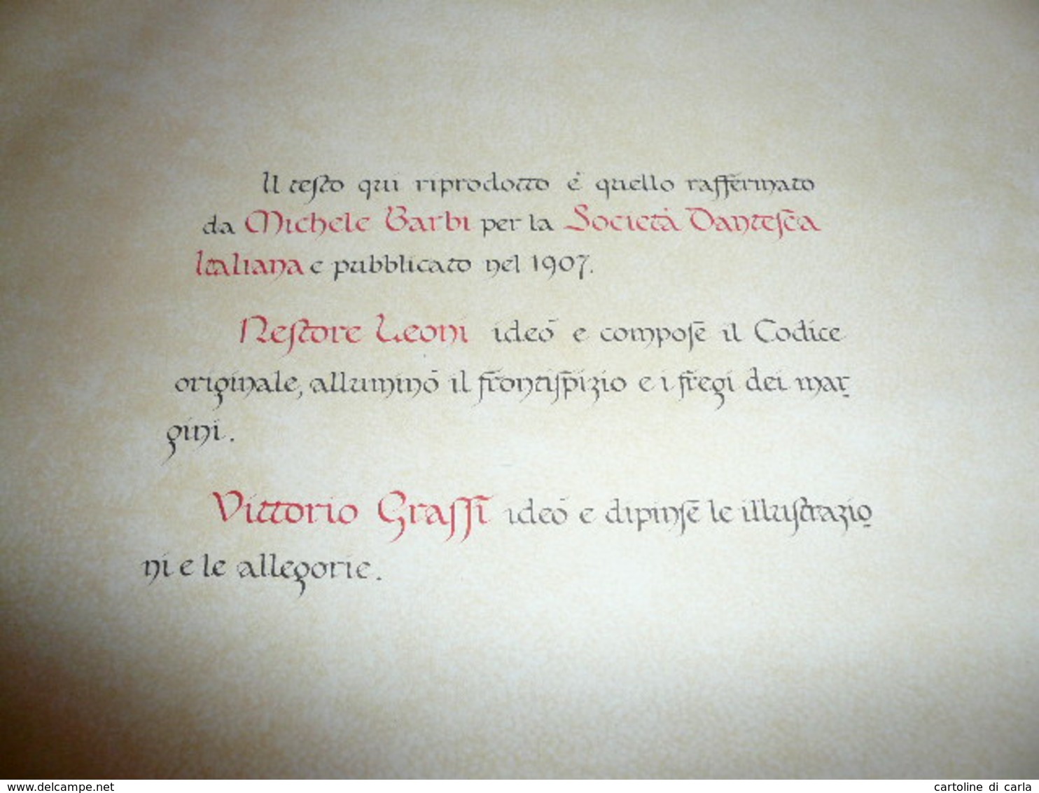 LA VITA NUOVA   - Nel sesto centenario della morte di DANTE ALIGHIERI