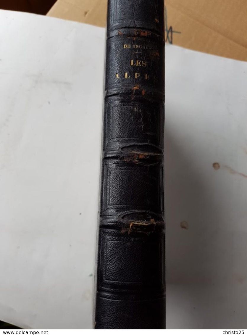 Les Alpes Description Pittoresque De La Nature Et De La Faune Alpestres Frederic De Tschudi 1885 - 1801-1900