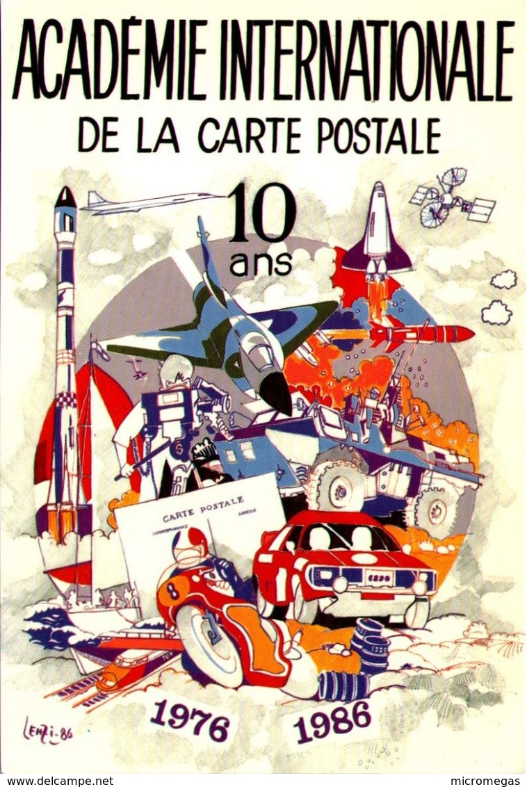 LENZI - Académie Internationale De La Carte Postale - 10 Ans - Lenzi