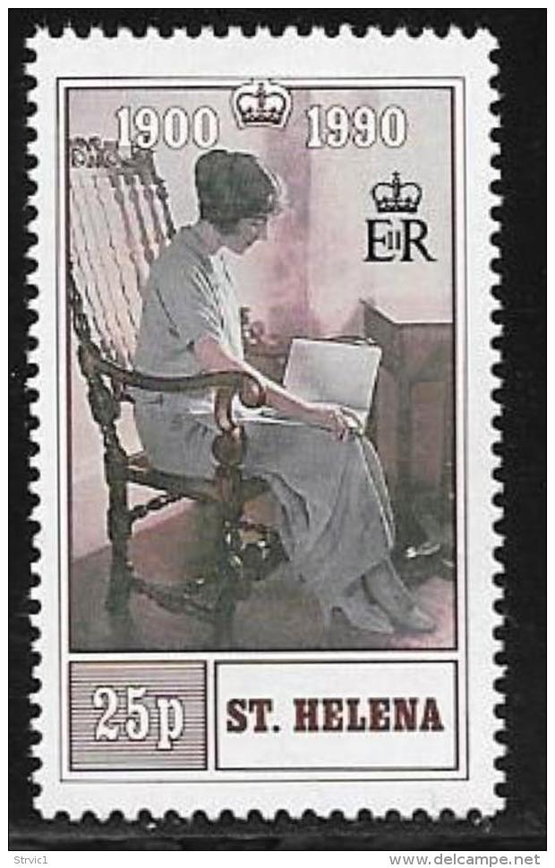 St. Helena, Scott #532 MNH Queen Mother 90th Birthday, 1990 - Saint Helena Island