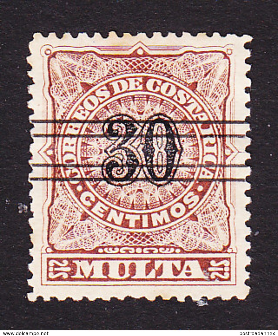 Costa Rica, Scott #J6, Used, Postage Due, Issued 1903 - Costa Rica