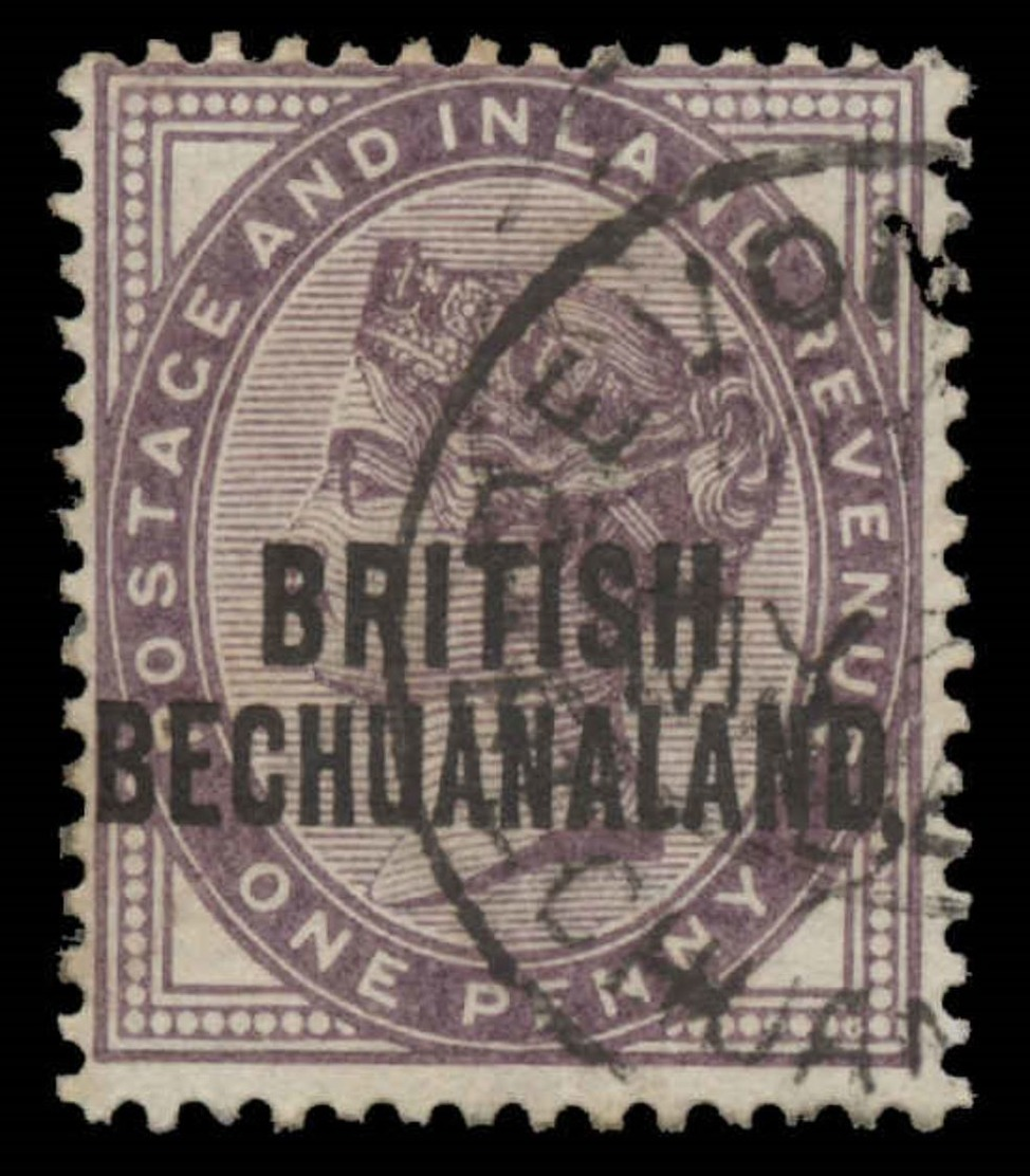 Bechuanaland Scott # 33, 1p Lilac (1891) Queen Victtoria, Used - 1885-1895 Crown Colony