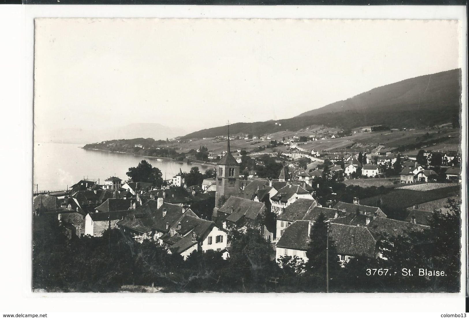 SUISSE SAINT BLAISE CARTE PHOTO - Saint-Blaise