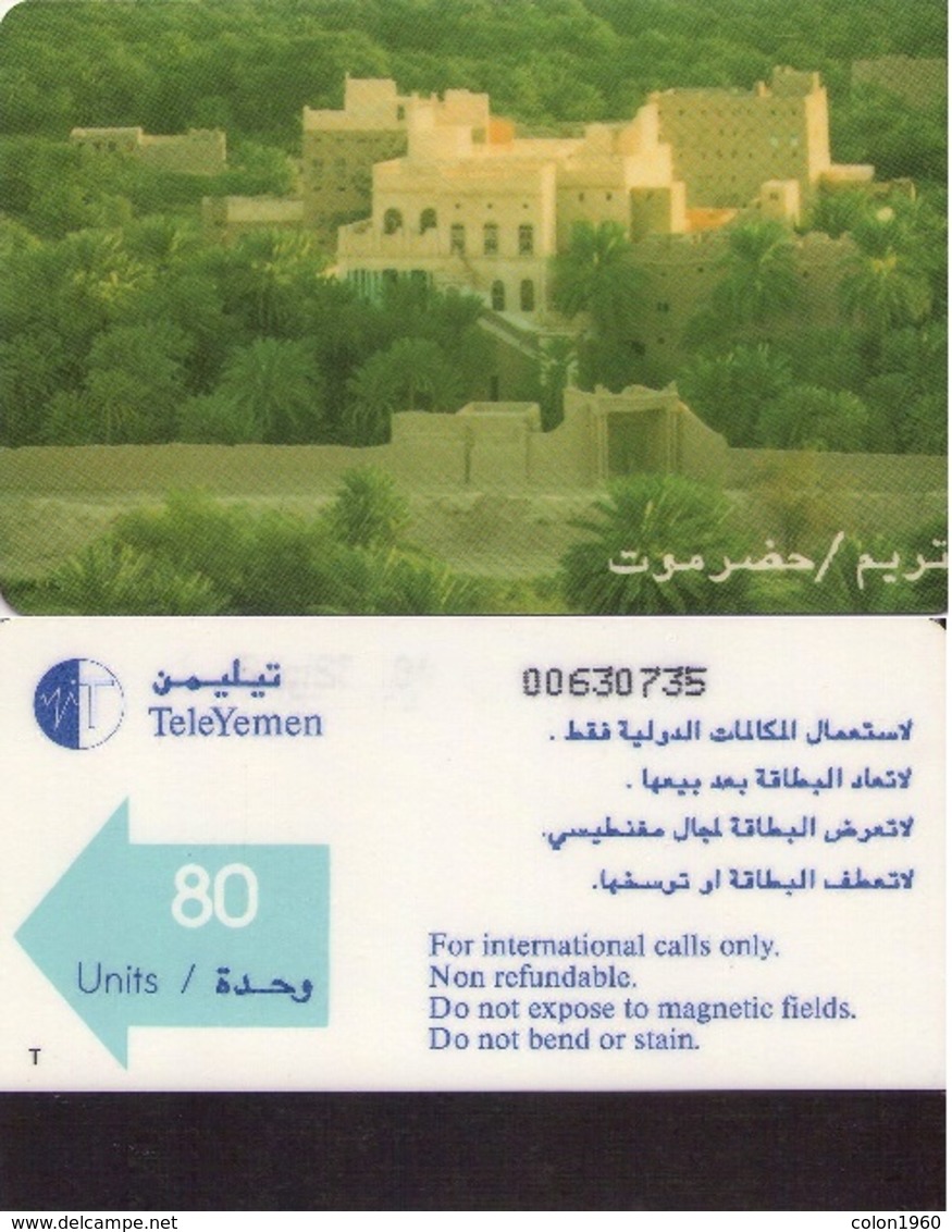 YEMEN. YE-TLY-0002A. TARIM. 80U. 1993. (005) - Jemen