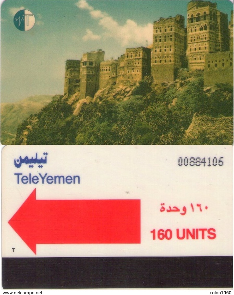 YEMEN. YE-TLY-0004. Shibam - Citadel Of Al Hajjara. 160U. 1995. (010) - Yémen