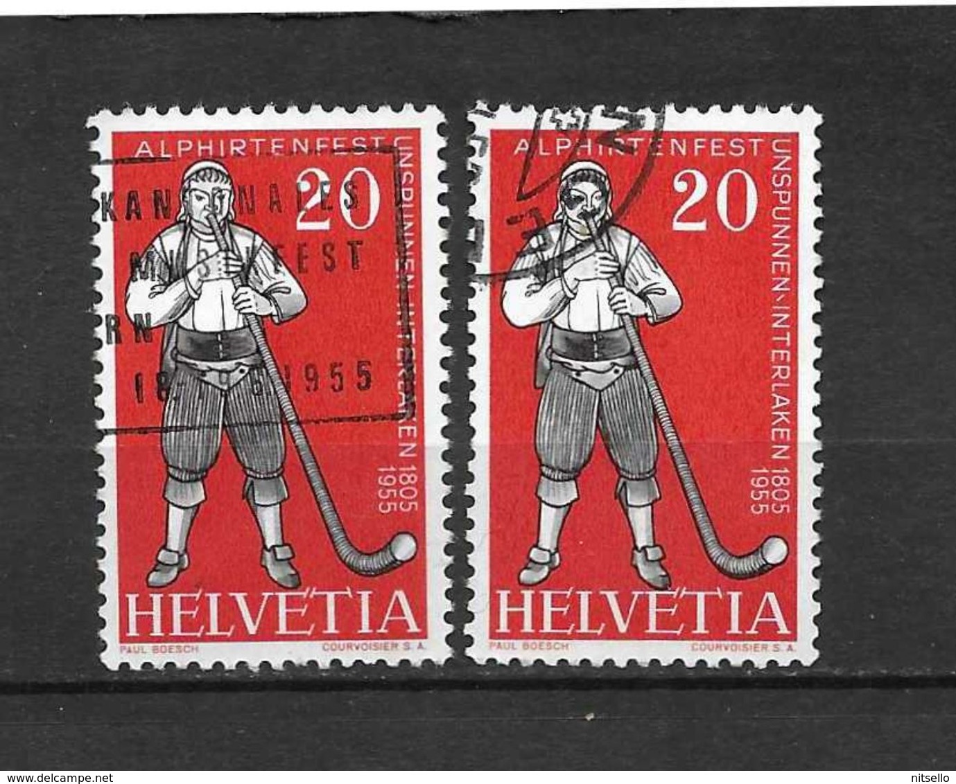 LOTE 1583  ///  (C003)  SUIZA  1955   YVERT Nº: 560   ¡¡¡¡¡ LIQUIDATION !!!!!!! - Used Stamps